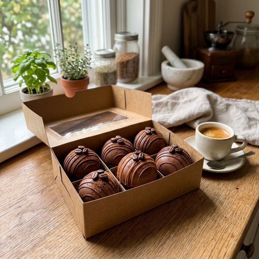 Bombe de cappuccino